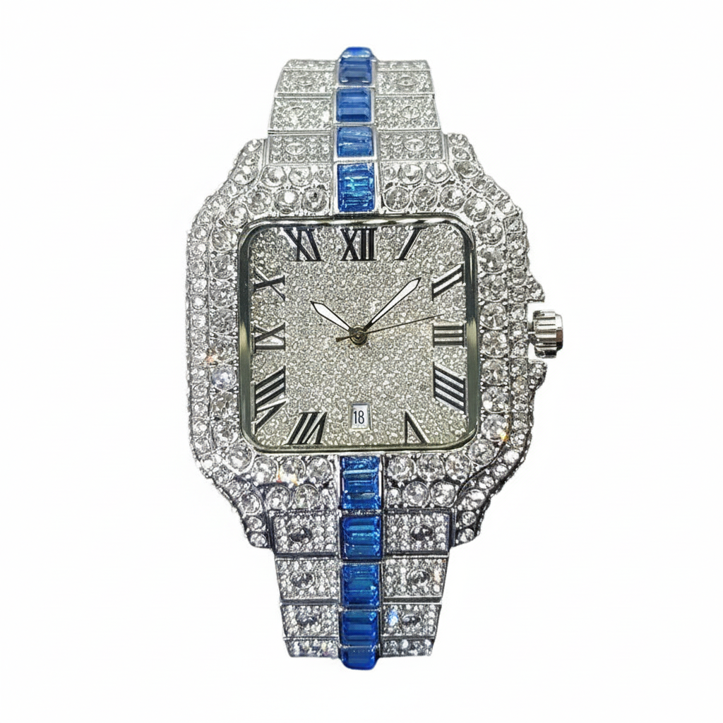 Men's Diamond Quartz Watch