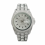 Men's Iced Out Diamond Watch