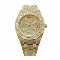 Men's Iced Out Diamond Watch