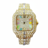 Men's Luxury Diamond Quartz Watch